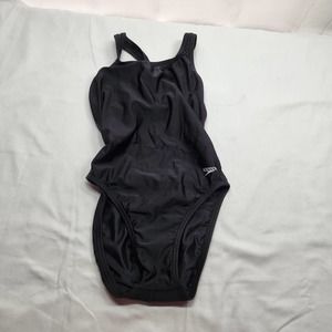 Speedo Competitive Swimsuit Black Size 28, US Small